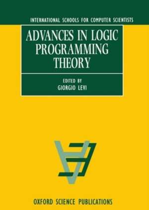 Advances in Logic Programming Theory de Giorgio Levi