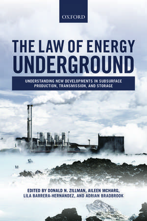 The Law of Energy Underground: Understanding New Developments in Subsurface Production, Transmission, and Storage de Donald N. Zillman