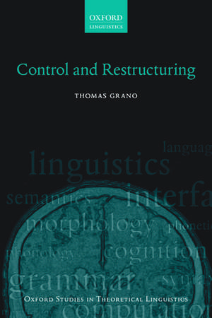 Control and Restructuring de Thomas Grano