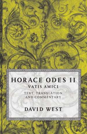 Horace: Odes II: Vatis Amici de Horace