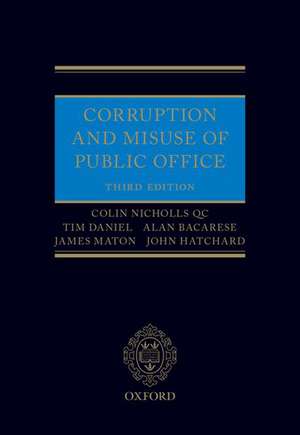 Corruption and Misuse of Public Office