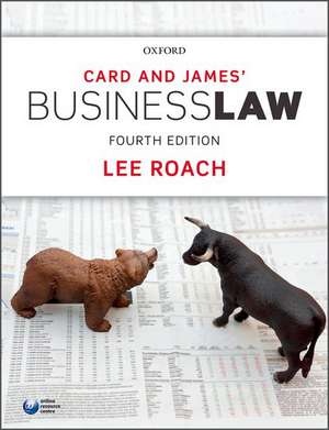 Card & James' Business Law de Lee Roach