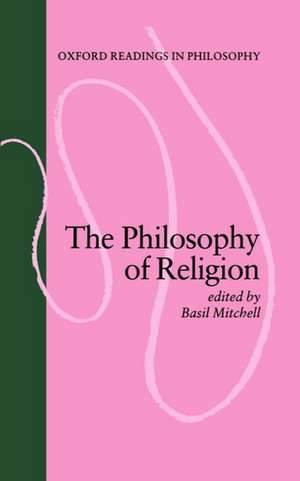 The Philosophy of Religion de Basil Mitchell