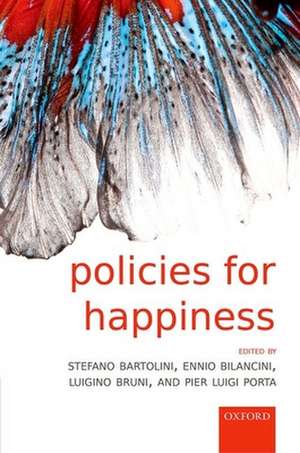 Policies for Happiness de Stefano Bartolini