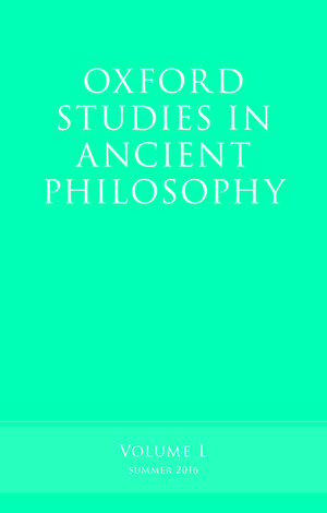 Oxford Studies in Ancient Philosophy, Volume 50 de Victor Caston