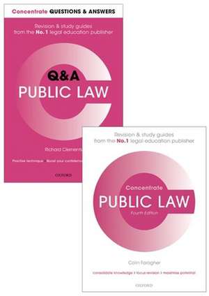 Public Law Revision Pack 2016: Law revision and study guide de Richard Clements