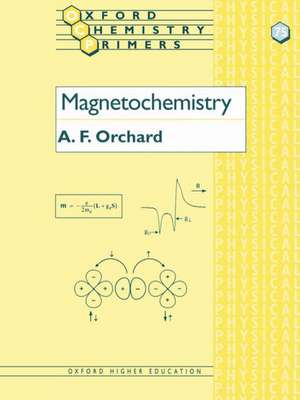 Magnetochemistry de A F Orchard