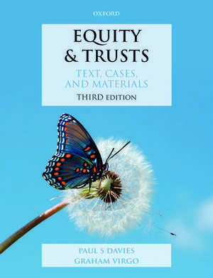 Equity & Trusts: Text, Cases, and Materials de Paul S. Davies