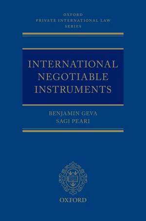 International Negotiable Instruments de Benjamin Geva