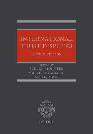 International Trust Disputes de Steven Kempster