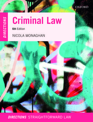 Criminal Law Directions de Nicola Monaghan