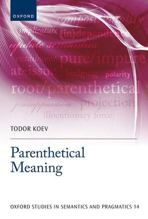 Parenthetical Meaning de Todor Koev