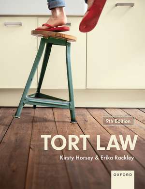Tort Law de Kirsty Horsey