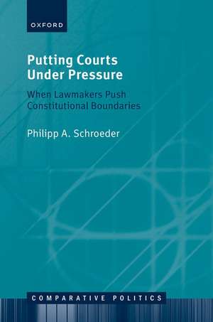 Putting Courts Under Pressure: When Lawmakers Push Constitutional Boundaries de Philipp A. Schroeder