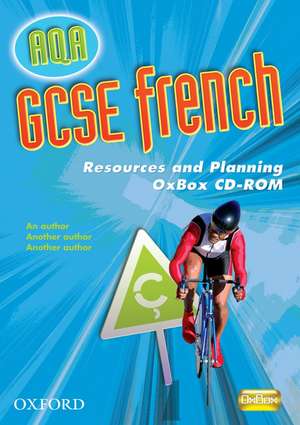 AQA GCSE French Resources and Planning OxBox CD-ROM de Danièle Bourdais 