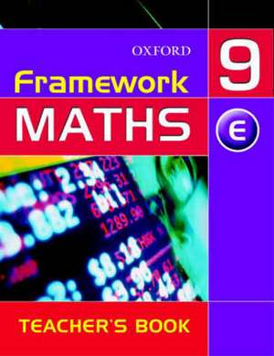 Framework Maths: Year 9: Extension Teacher's Book de Capewell et al