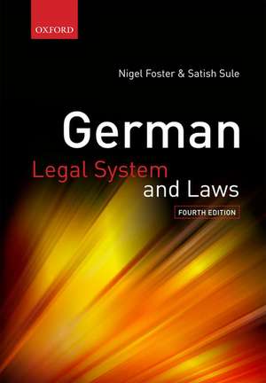 German Legal System and Laws de Nigel Foster