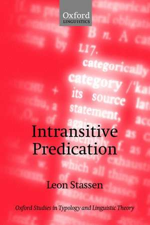 Intransitive Predication de Leon Stassen