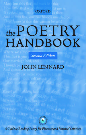 The Poetry Handbook de John Lennard