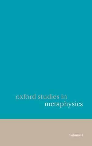 Oxford Studies in Metaphysics Volume 1 de Dean Zimmerman