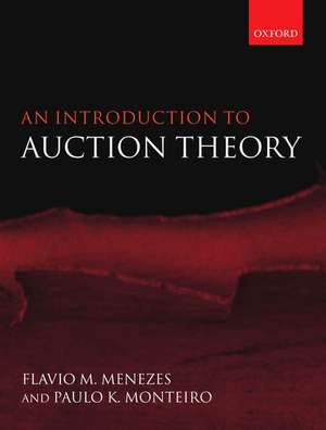 An Introduction to Auction Theory de Flavio M. Menezes