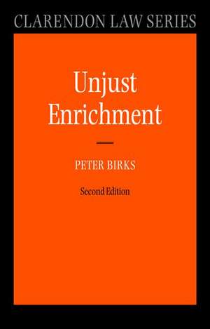 Unjust Enrichment de Peter Birks