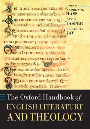 The Oxford Handbook of English Literature and Theology de Andrew Hass