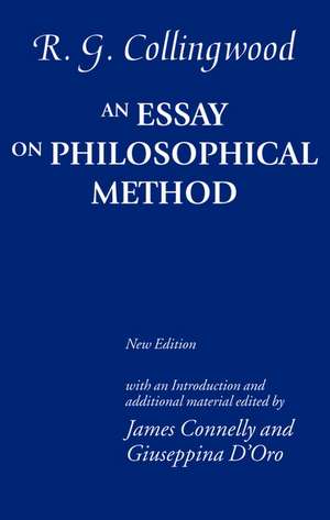 An Essay on Philosophical Method de R. G. Collingwood