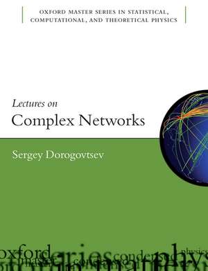 Lectures on Complex Networks de Sergey Dorogovtsev