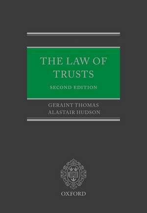 The Law of Trusts de Geraint Thomas