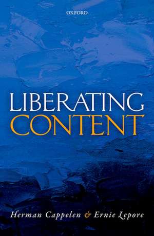 Liberating Content de Herman Cappelen