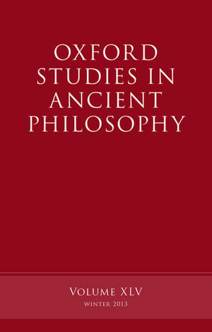 Oxford Studies in Ancient Philosophy, Volume 45 de Brad Inwood