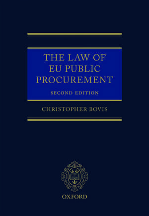 The Law of EU Public Procurement de Christopher Bovis