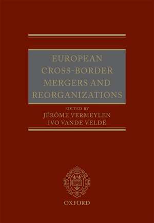 European Cross-Border Mergers de Jérôme Vermeylen