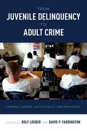 From Juvenile Delinquency to Adult Crime: Criminal Careers, Justice Policy and Prevention de Rolf Loeber