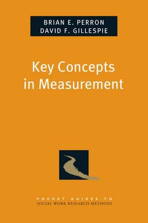 Key Concepts in Measurement de David F. Gillespie