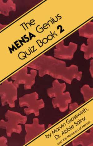 The Mensa Genius Quiz Book 2 de Marvin Grosswirth