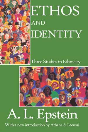 Ethos and Identity: Three Studies in Ethnicity de Alan Merriam