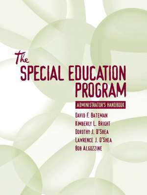 The Special Education Program Administrator's Handbook de Kimberly Bennish