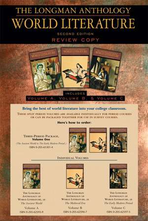 The Longman Anthology of World Literature, Volume I (A, B, C): The Ancient World, the Medieval Era, and the Early Modern Period de David Damrosch