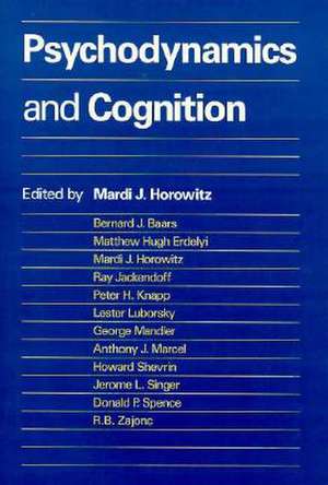 Psychodynamics and Cognition de Mardi J. Horowitz