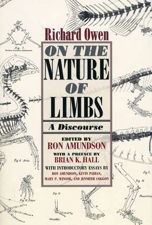 On the Nature of Limbs: A Discourse de Richard Owen