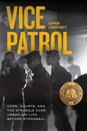 Vice Patrol: Cops, Courts, and the Struggle over Urban Gay Life before Stonewall de Anna Lvovsky