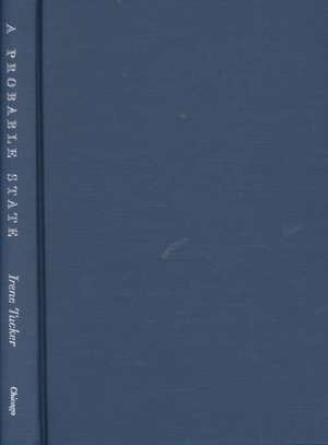 A Probable State: The Novel, the Contract, and the Jews de Irene Tucker
