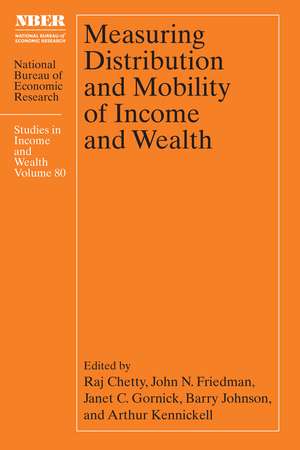 Measuring Distribution and Mobility of Income and Wealth de Raj Chetty