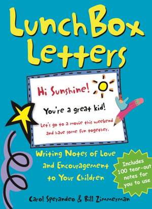 Lunch Box Letters de Carol Sperandeo