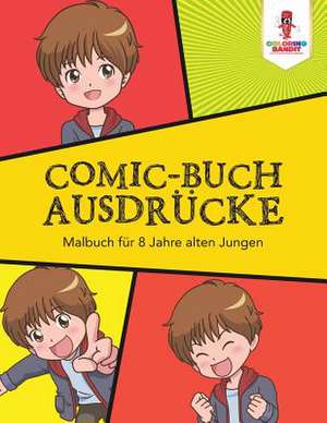 Comic-Buch Ausdrücke de Coloring Bandit