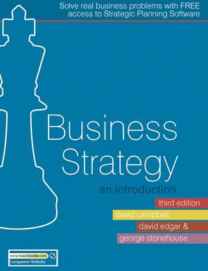 Business Strategy: An Introduction de David Edgar