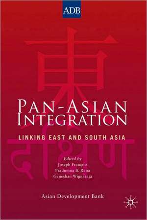 Pan-Asian Integration: Linking East and South Asia de Joseph F. Francois