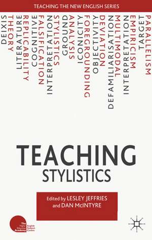 Teaching Stylistics de Lesley Jeffries